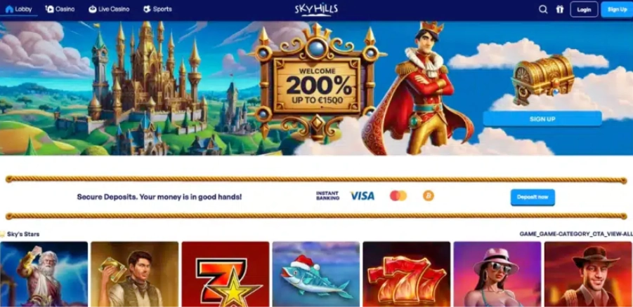 Skyhills – Quick payouts Skyhills